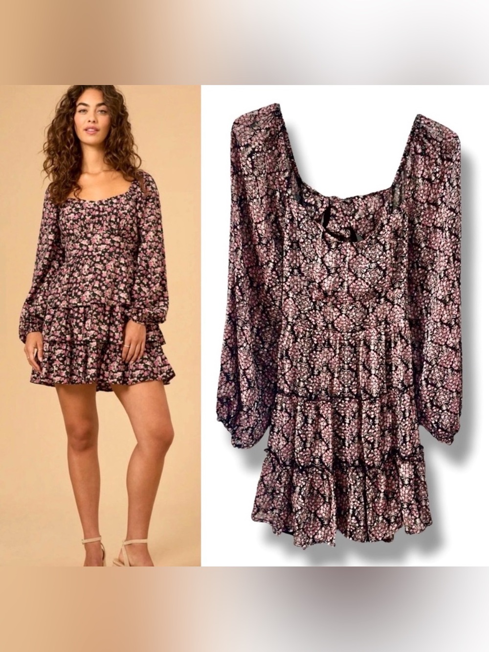 Altar’d State GiGi Floral Mini Dress NWT